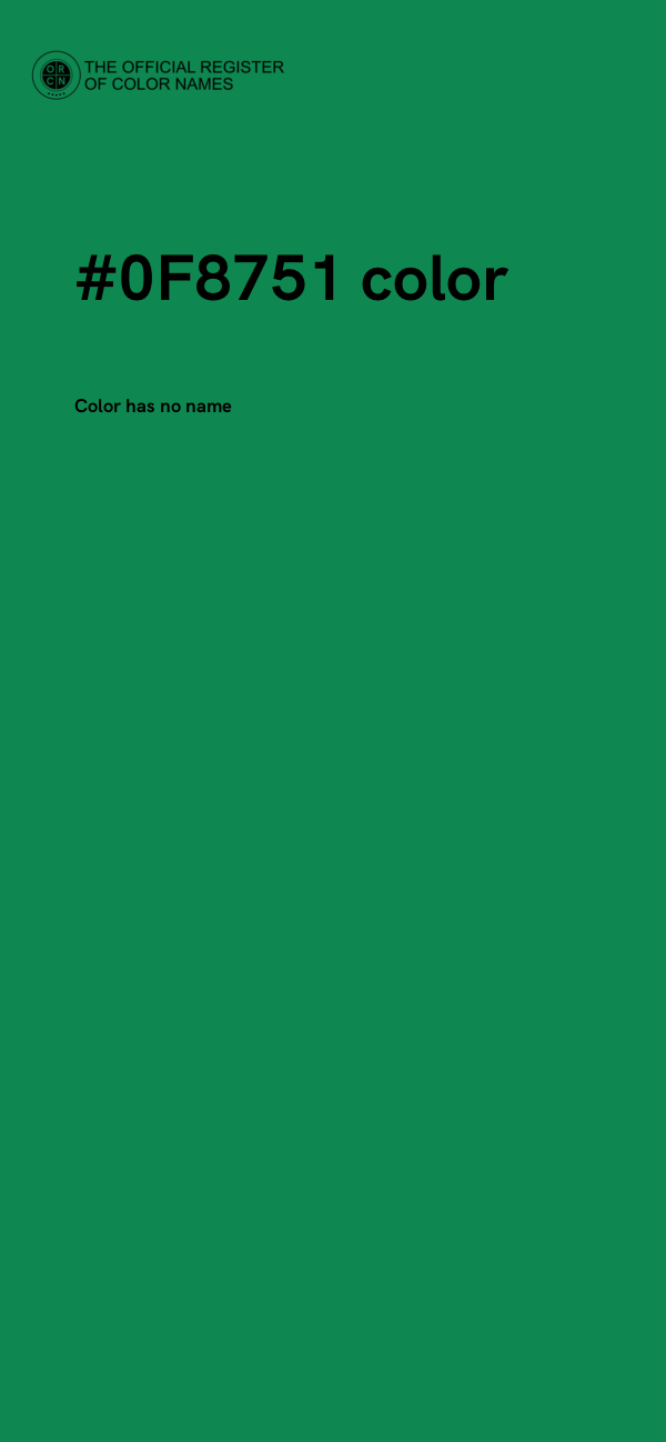 #0F8751 color image