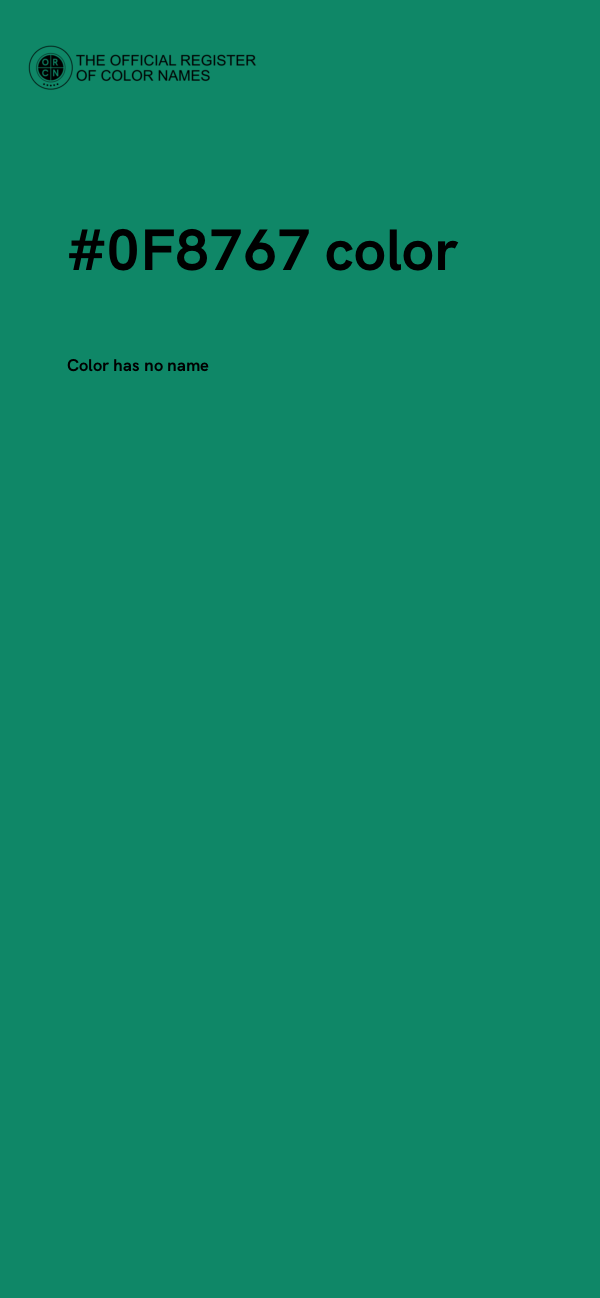 #0F8767 color image
