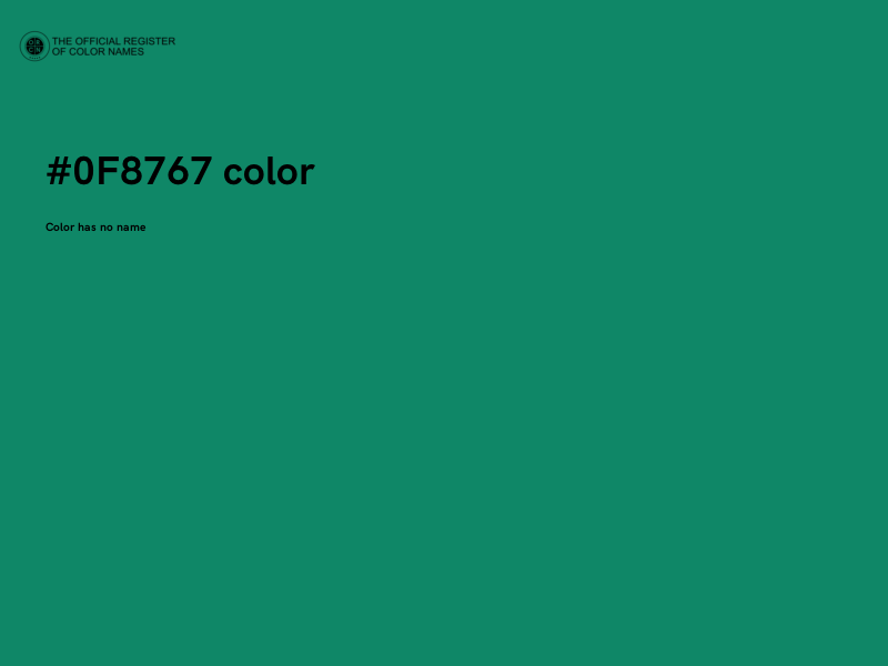 #0F8767 color image
