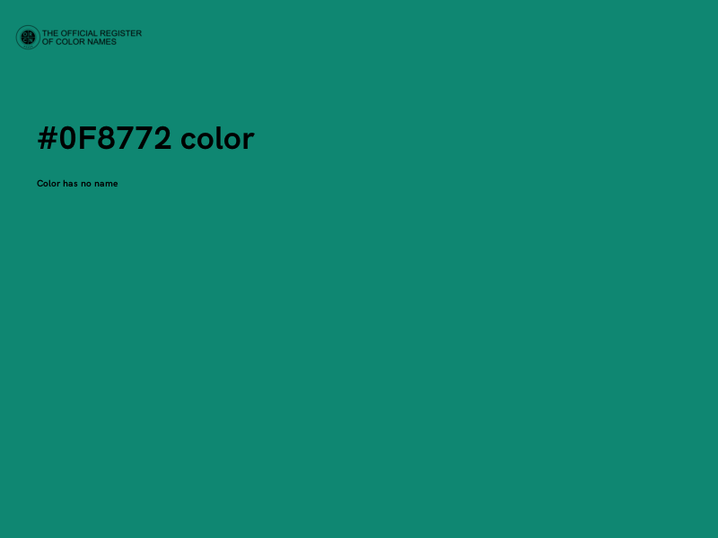 #0F8772 color image
