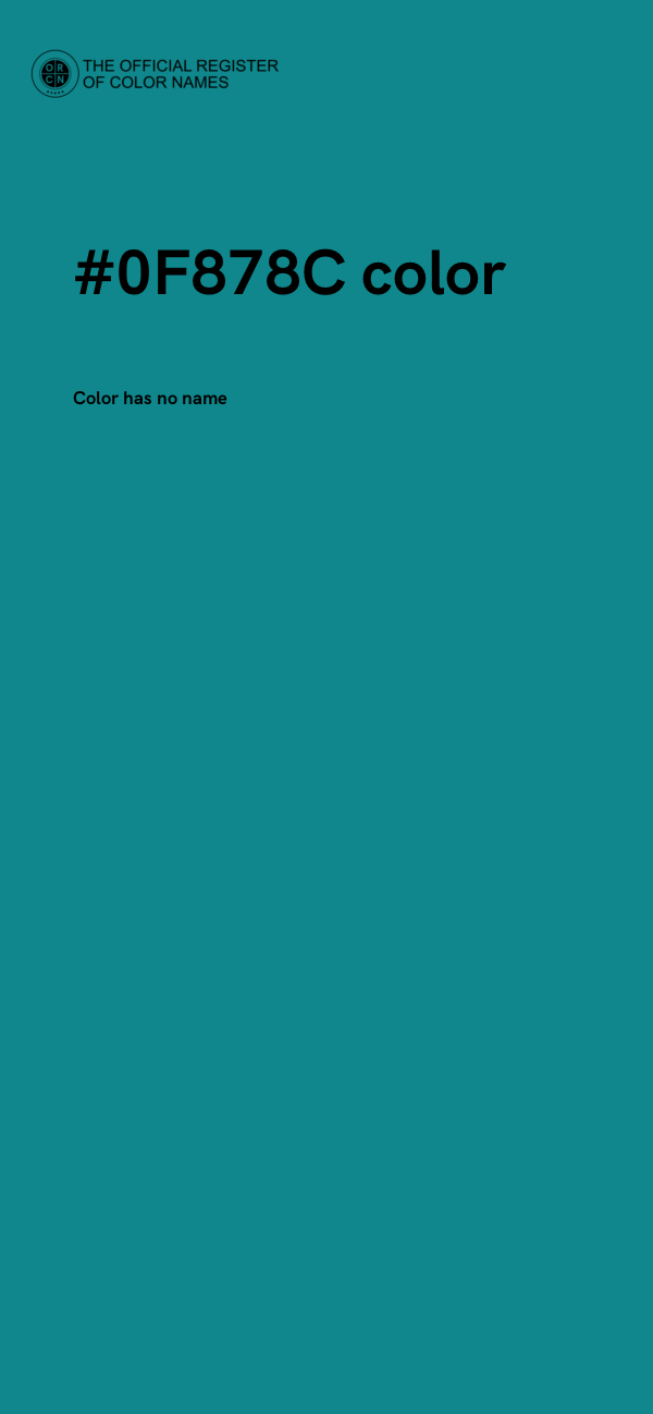 #0F878C color image