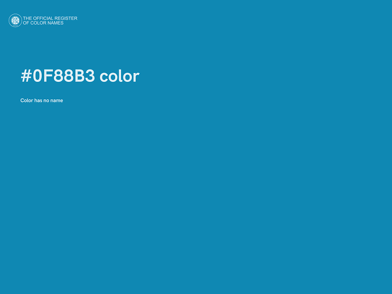 #0F88B3 color image