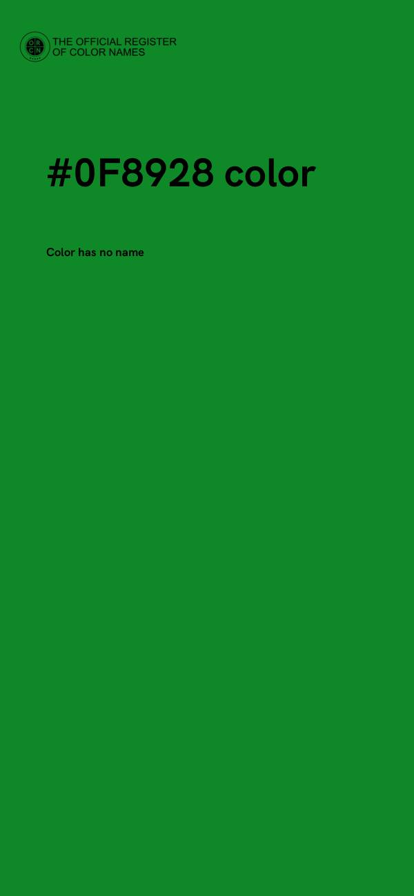 #0F8928 color image