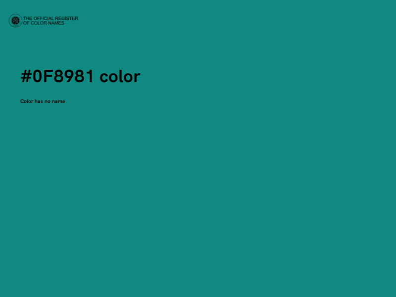 #0F8981 color image