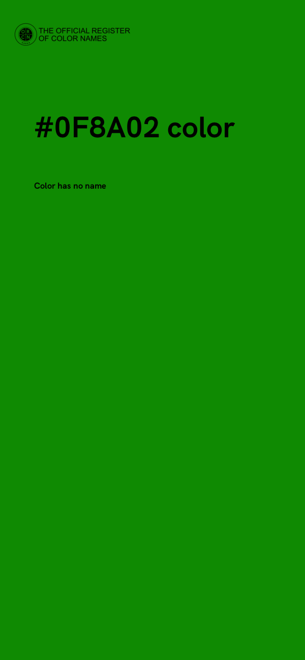 #0F8A02 color image