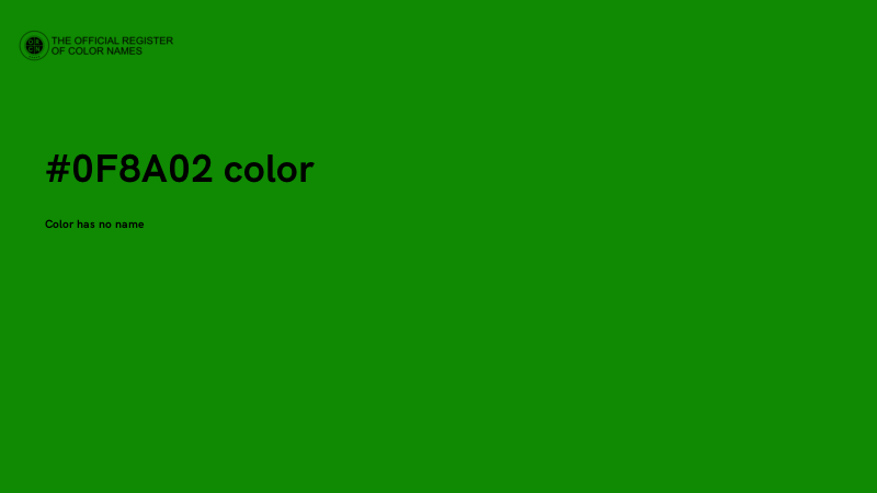#0F8A02 color image