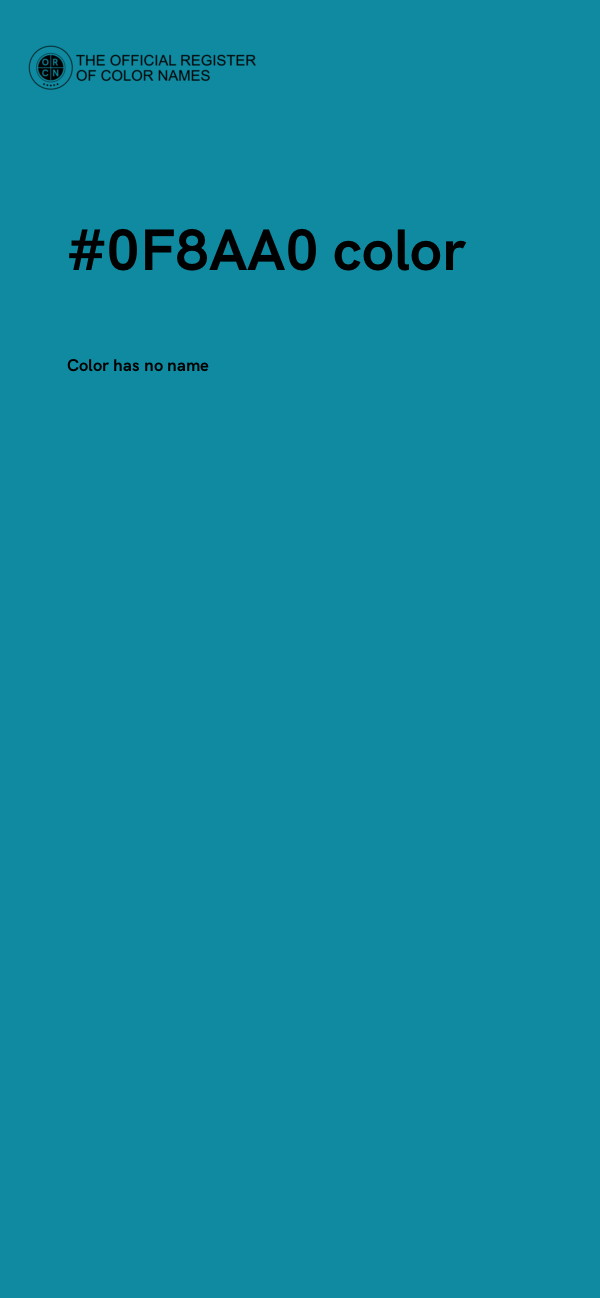 #0F8AA0 color image