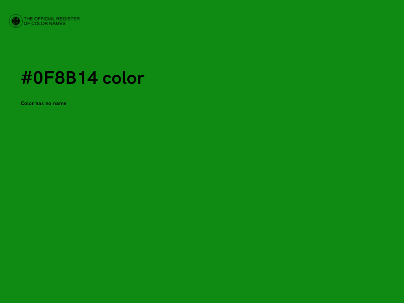#0F8B14 color image