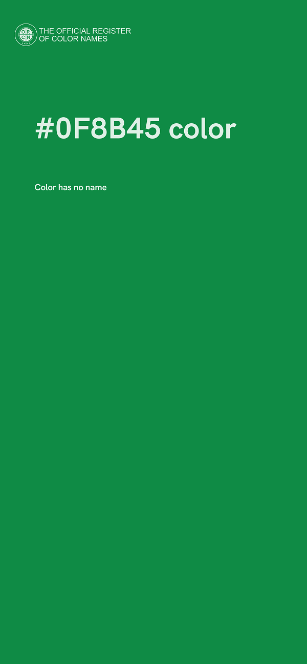 #0F8B45 color image