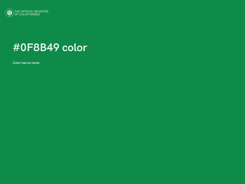 #0F8B49 color image