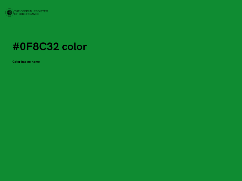 #0F8C32 color image