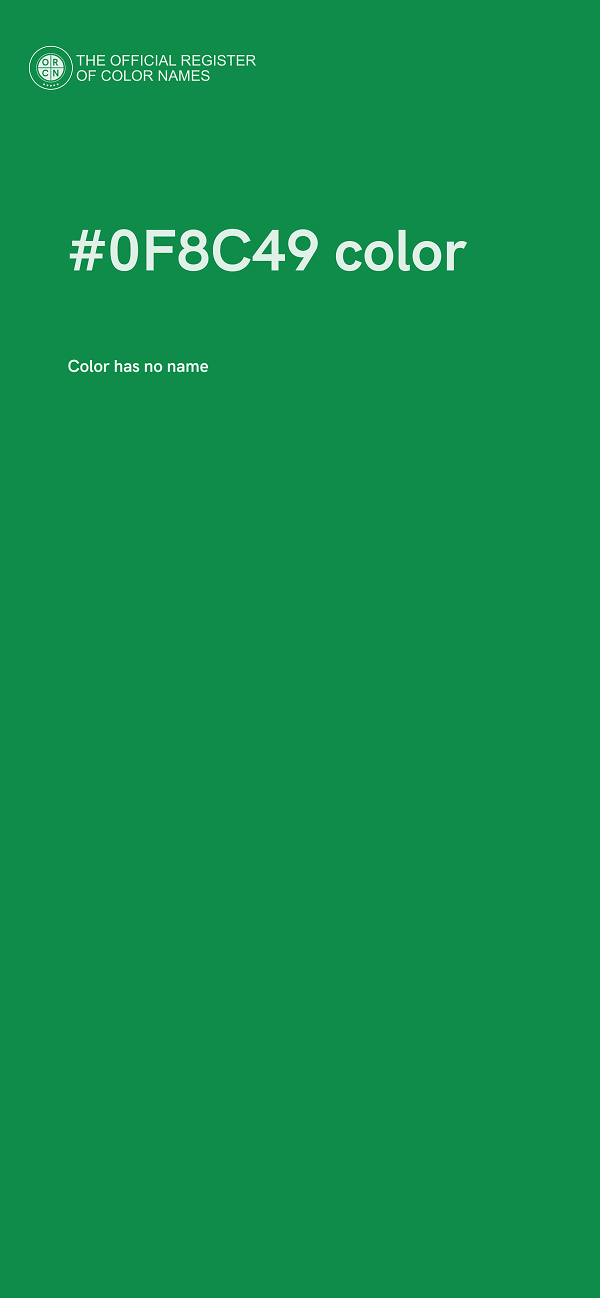 #0F8C49 color image
