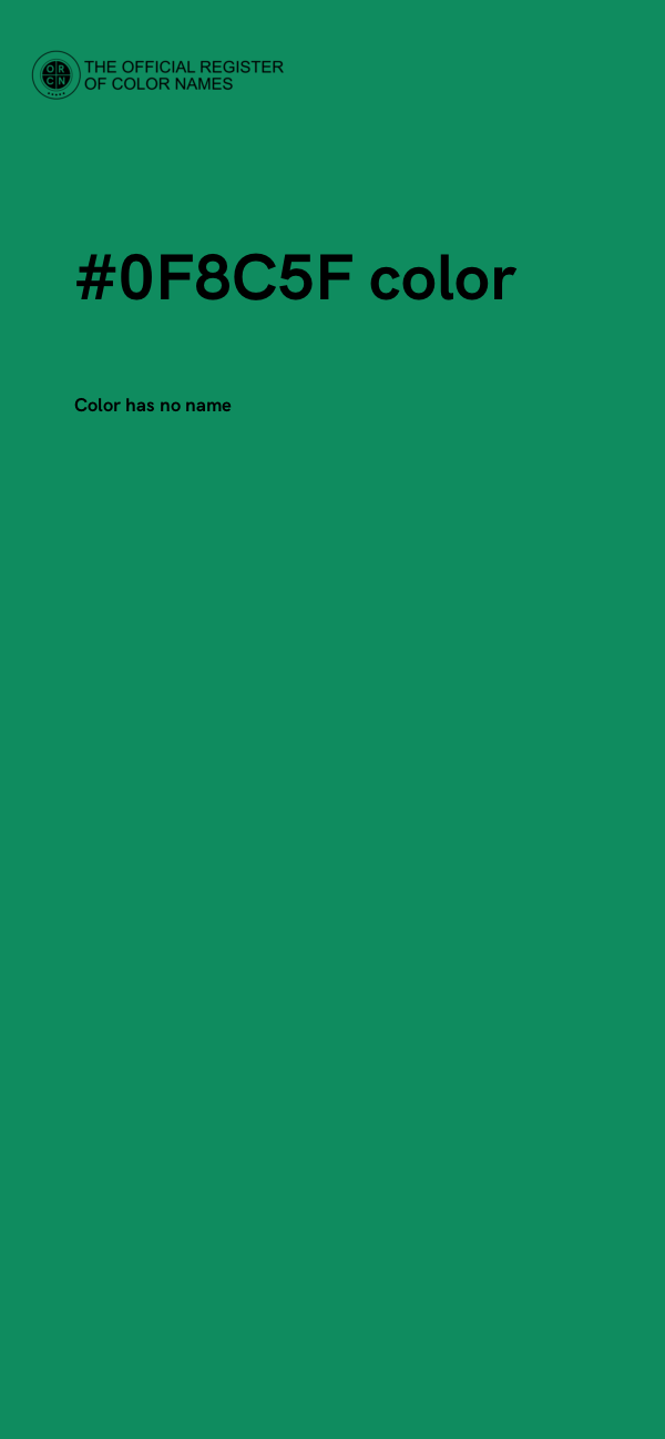 #0F8C5F color image