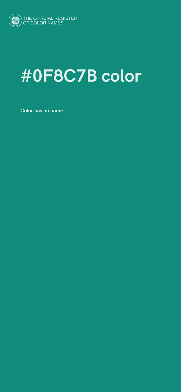 #0F8C7B color image