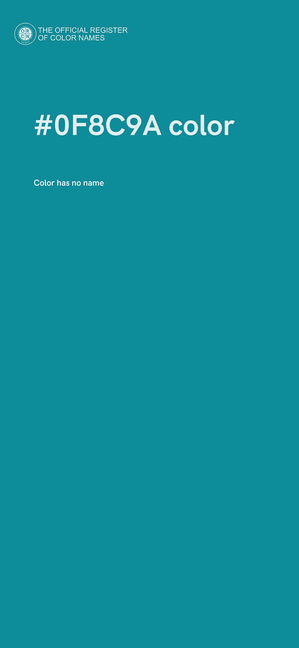 #0F8C9A color image