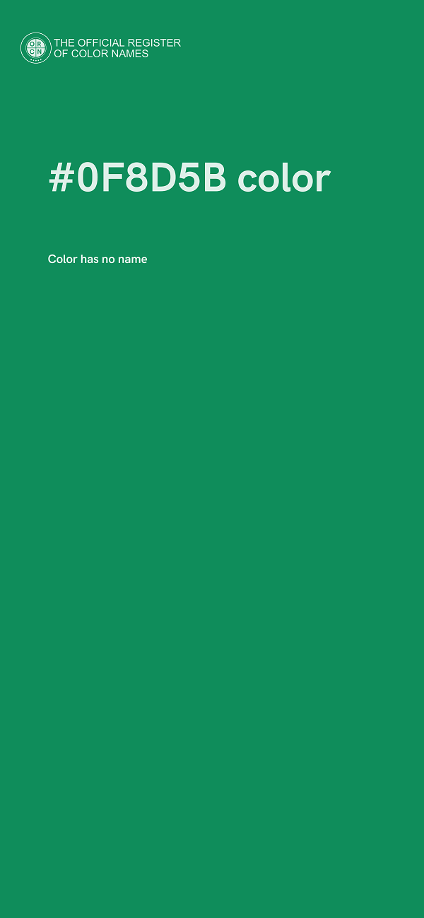 #0F8D5B color image