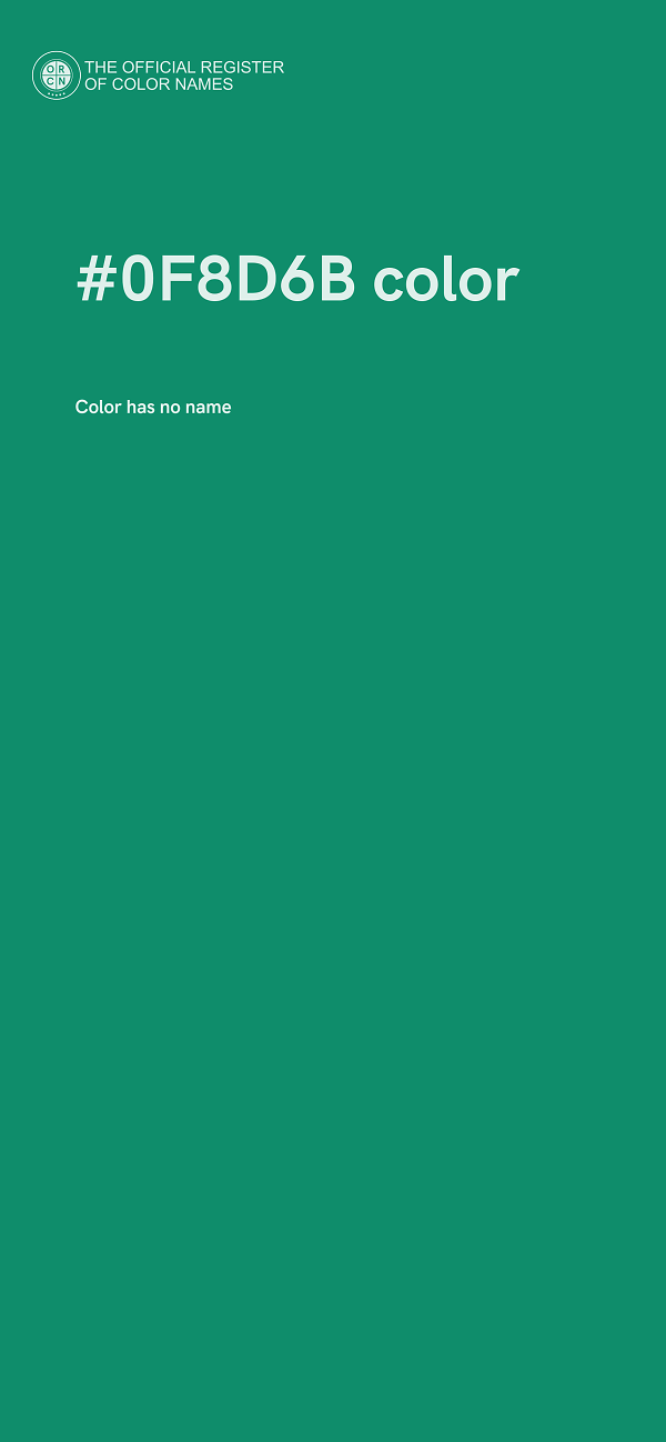 #0F8D6B color image