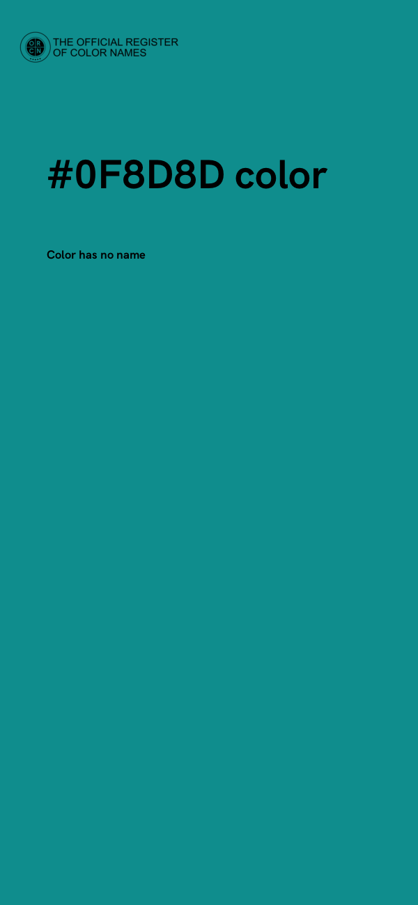 #0F8D8D color image