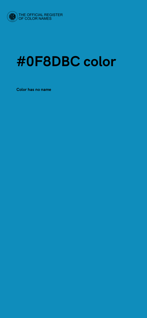 #0F8DBC color image