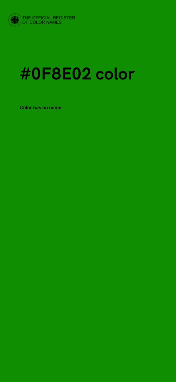 #0F8E02 color image