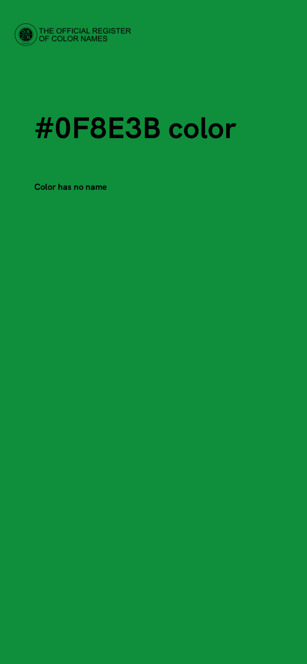 #0F8E3B color image