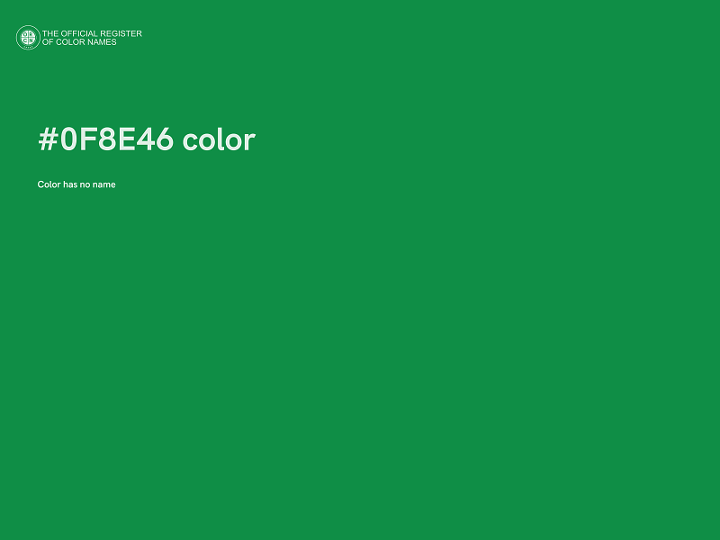 #0F8E46 color image