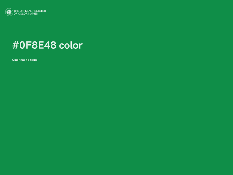 #0F8E48 color image