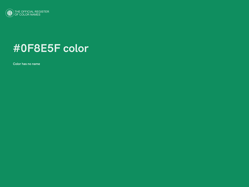 #0F8E5F color image
