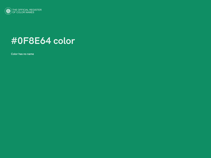 #0F8E64 color image