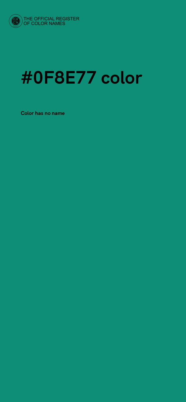 #0F8E77 color image