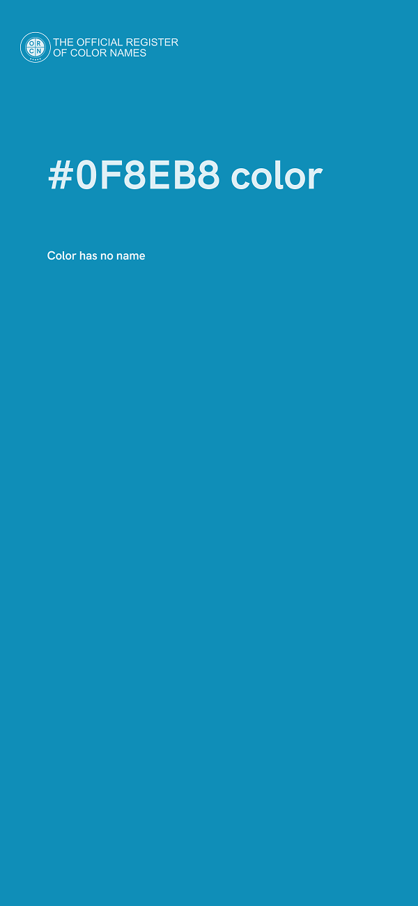#0F8EB8 color image
