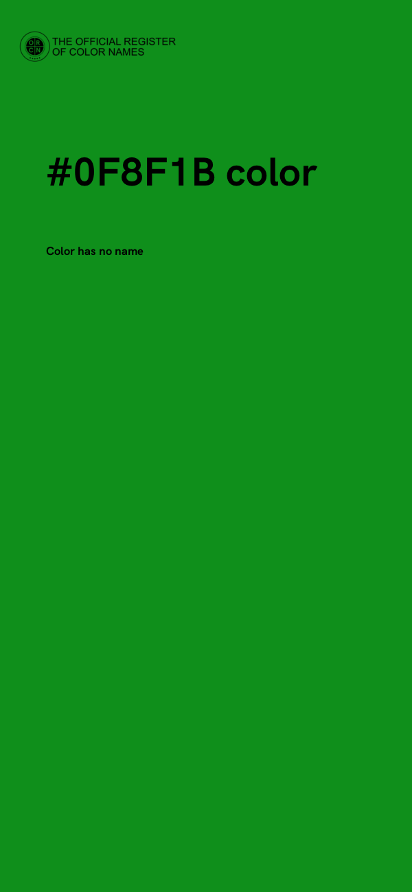 #0F8F1B color image