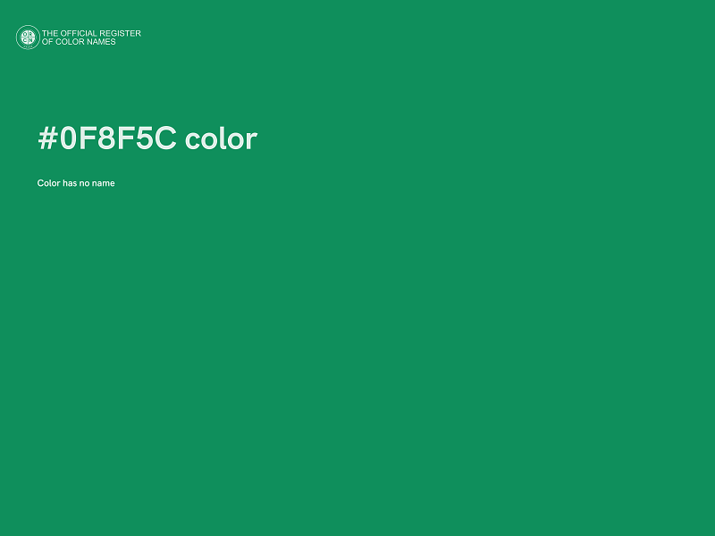 #0F8F5C color image