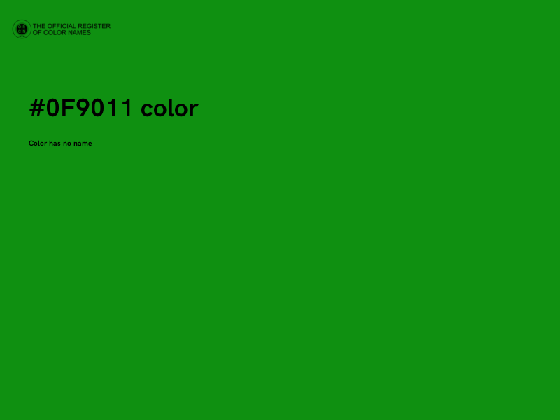 #0F9011 color image