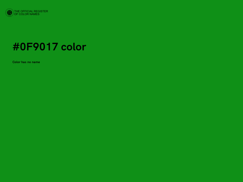 #0F9017 color image