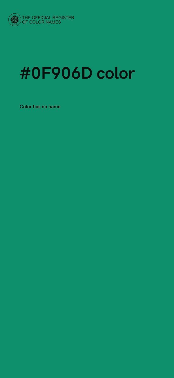 #0F906D color image