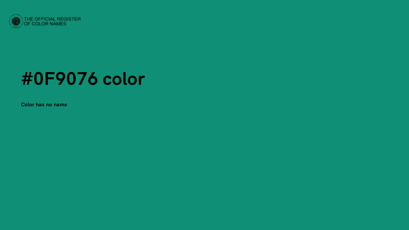#0F9076 color image