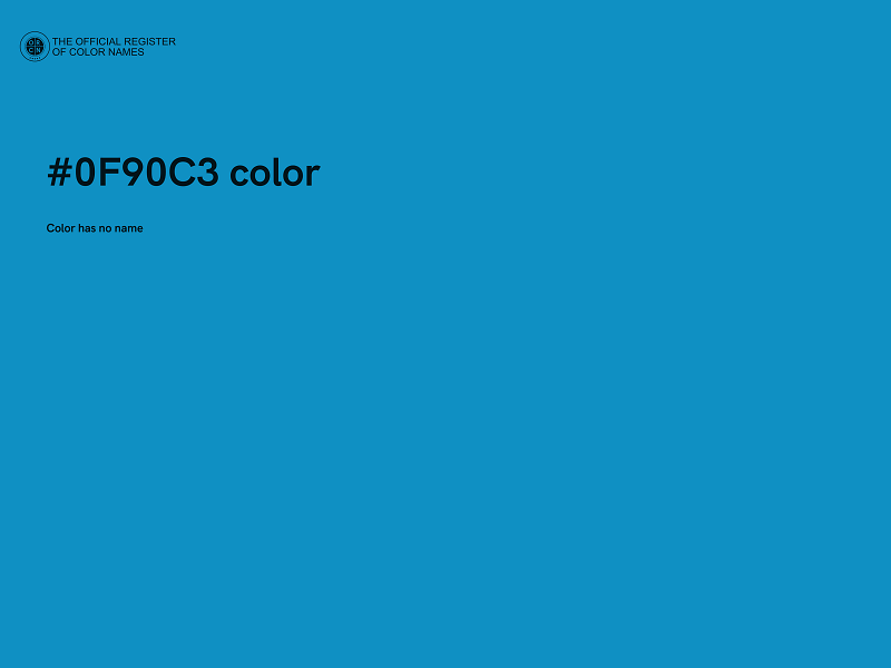 #0F90C3 color image