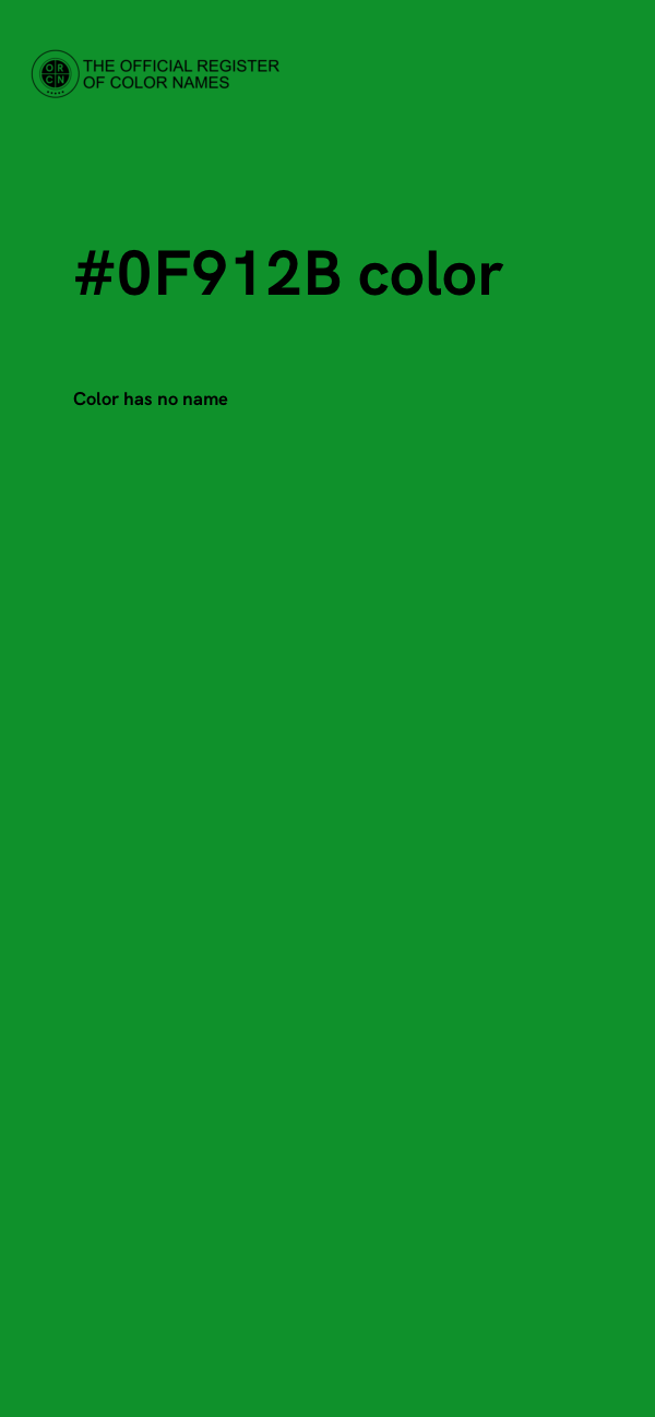 #0F912B color image