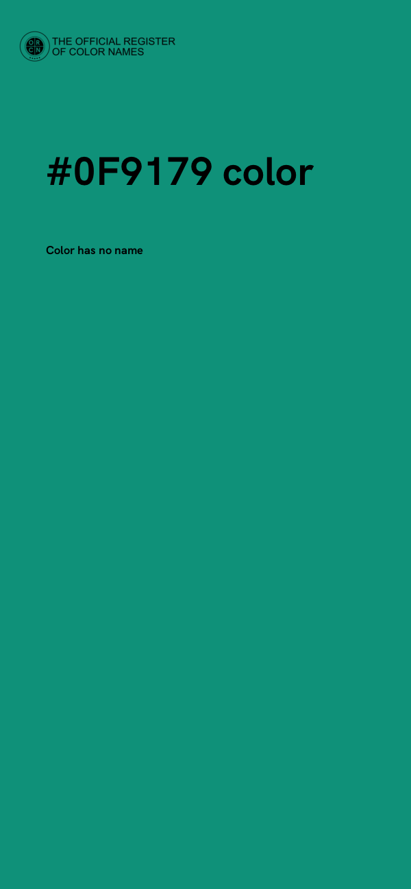 #0F9179 color image