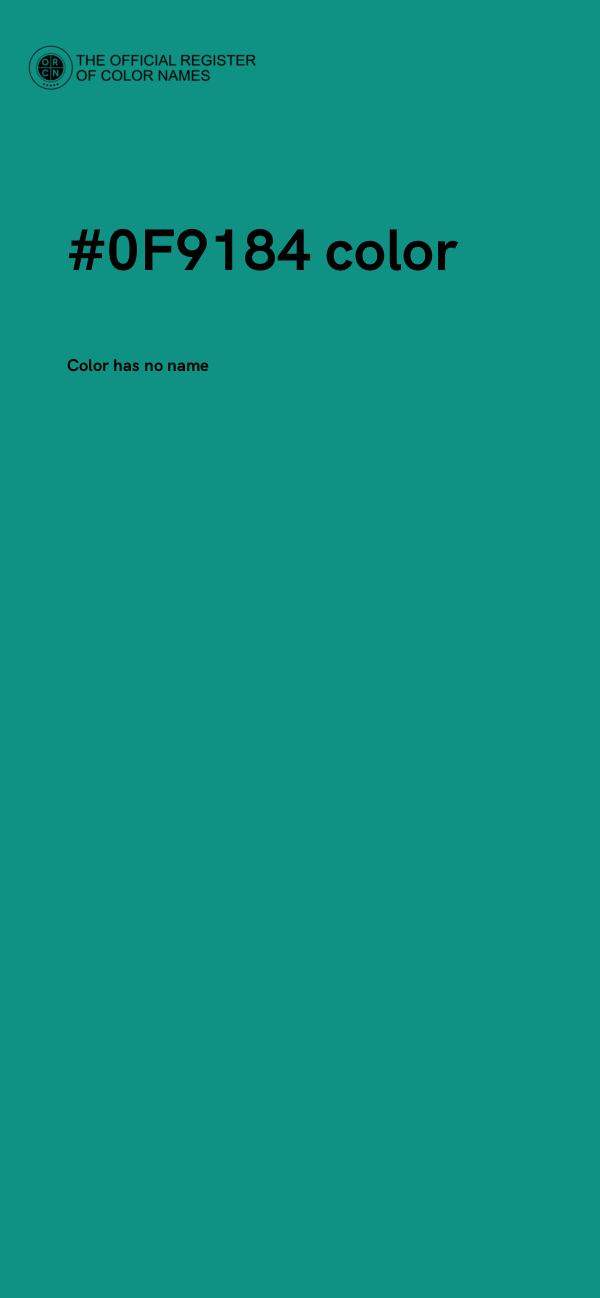 #0F9184 color image