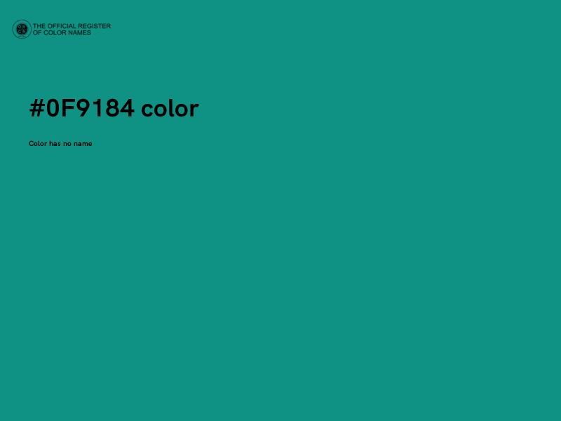 #0F9184 color image