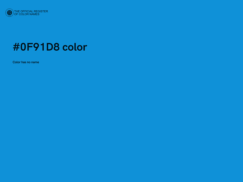 #0F91D8 color image