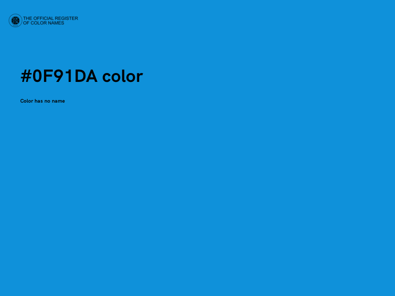 #0F91DA color image