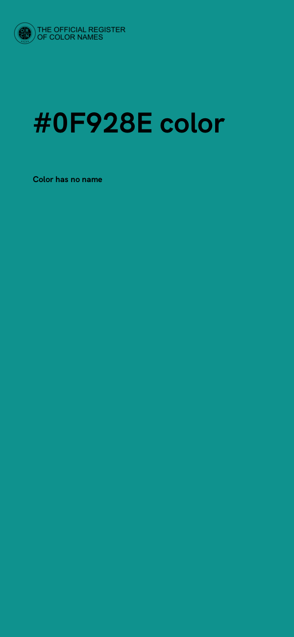 #0F928E color image