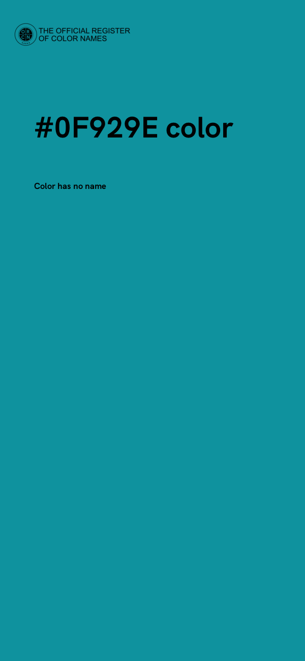 #0F929E color image