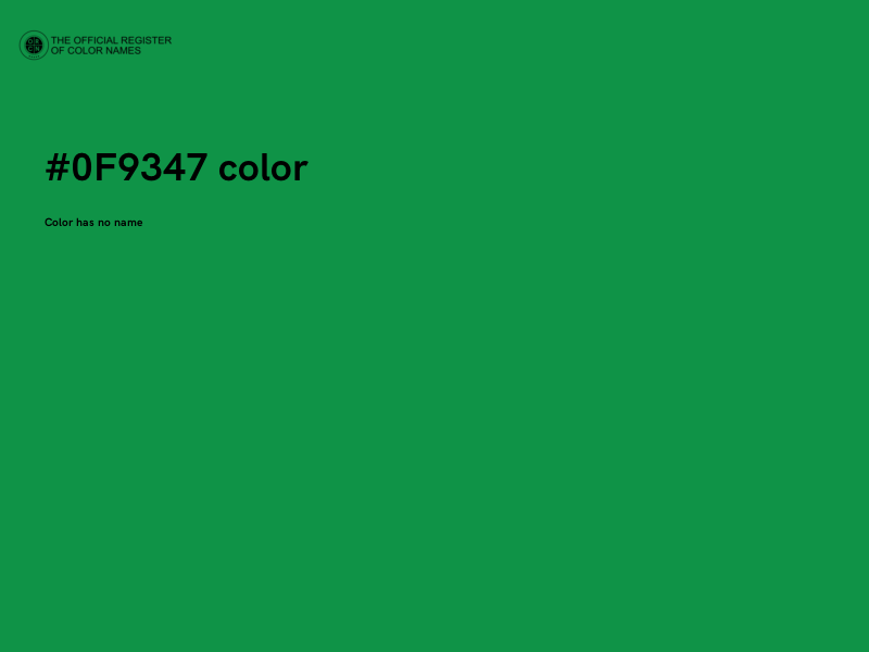 #0F9347 color image