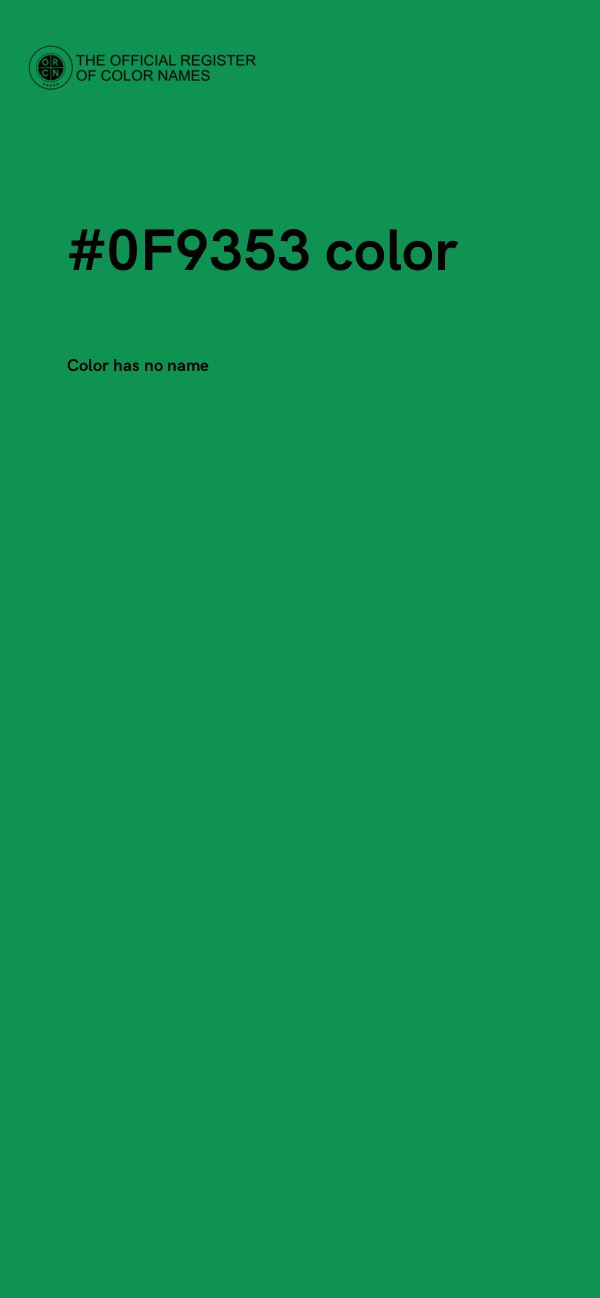 #0F9353 color image