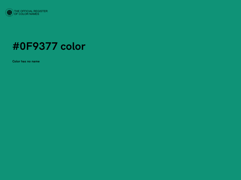 #0F9377 color image
