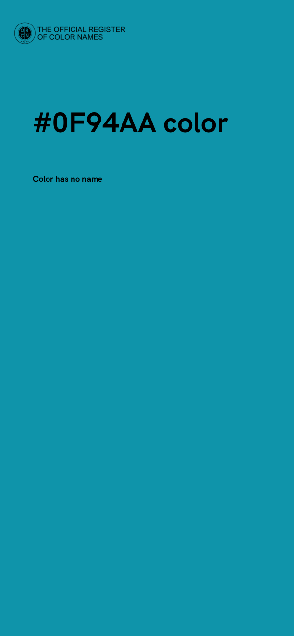 #0F94AA color image